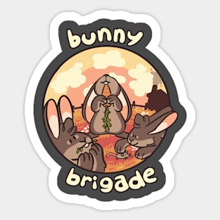 Bunny Brigade Sticker